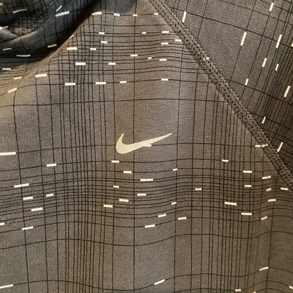 Nike Charcoal Patterned Hoodie